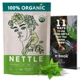 thumbnail image 5 of Zhivana Organics Nettle Tea – Nettle Leaf Organic, Nettle Tea Loose Leaf, Stinging Nettles Loose Leaf Organic, Ortiga Verde Organica - Dried Herbs for Medicinal Use - 8oz, 5 of 9
