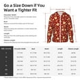 thumbnail image 3 of KLL Golden Squirrels Holiday Print Men's Women’s UPF 50+ Sun Protection Outdoor Hoodie Jacket Long Sleeve Fishing Hiking Performance Shirt- 3X-Large, 3 of 5