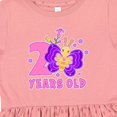 thumbnail image 4 of Inktastic 2 Years Old with Butterfly and Flowers Girls Toddler Dress, 4 of 5