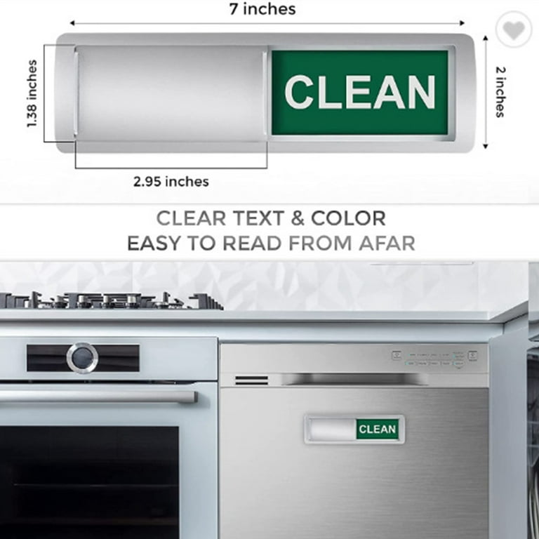 Elegant Clean Dirty Dishwasher Magnet
