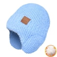 thumbnail image 2 of Winter Warm Hat Children's Plush Knitted Wool Hat Cold Proof Ear Cover Head Cap, 2 of 3