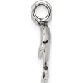 thumbnail image 3 of Sterling Silver Antiqued Small Dolphin Charm (17 X 13) Made In India qc6272, 3 of 6