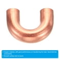 thumbnail image 4 of Uxcell 7mm OD 23x17mm Elbow Copper Pipe Fitting 180 Degree U Shape Welding Sweat Solder Connection 2 Pack, 4 of 6