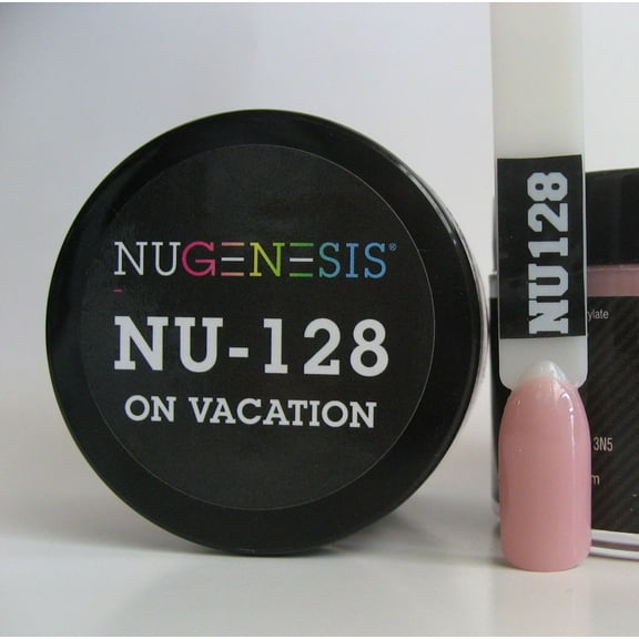 NUGENESIS Nail Color Dip Dipping Powder 1.5oz/jar - NU128 On Vacantion