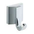 thumbnail image 3 of Blossom Wall-Mounted Single Robe Hook, Solid Brass Chrome Finish Bathroom Accessory - BA02 201 01, 3 of 3