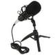 thumbnail image 1 of Micrófono de condensador para podcasting de computadora, , grabación de , Skype, Stream, Broadcasting con soporte para de mes Negro, 1 of 9