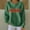 #23Green, variant on Byworldtasic Christmas Sweatshirt for Women Striped Long Sleeved Round Neck Top Loose Fit Pullover Sweatshirt