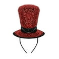 thumbnail image 3 of Beistle 80731-ASST Sparkling Top Hat Headbands - Case of 12, 3 of 3