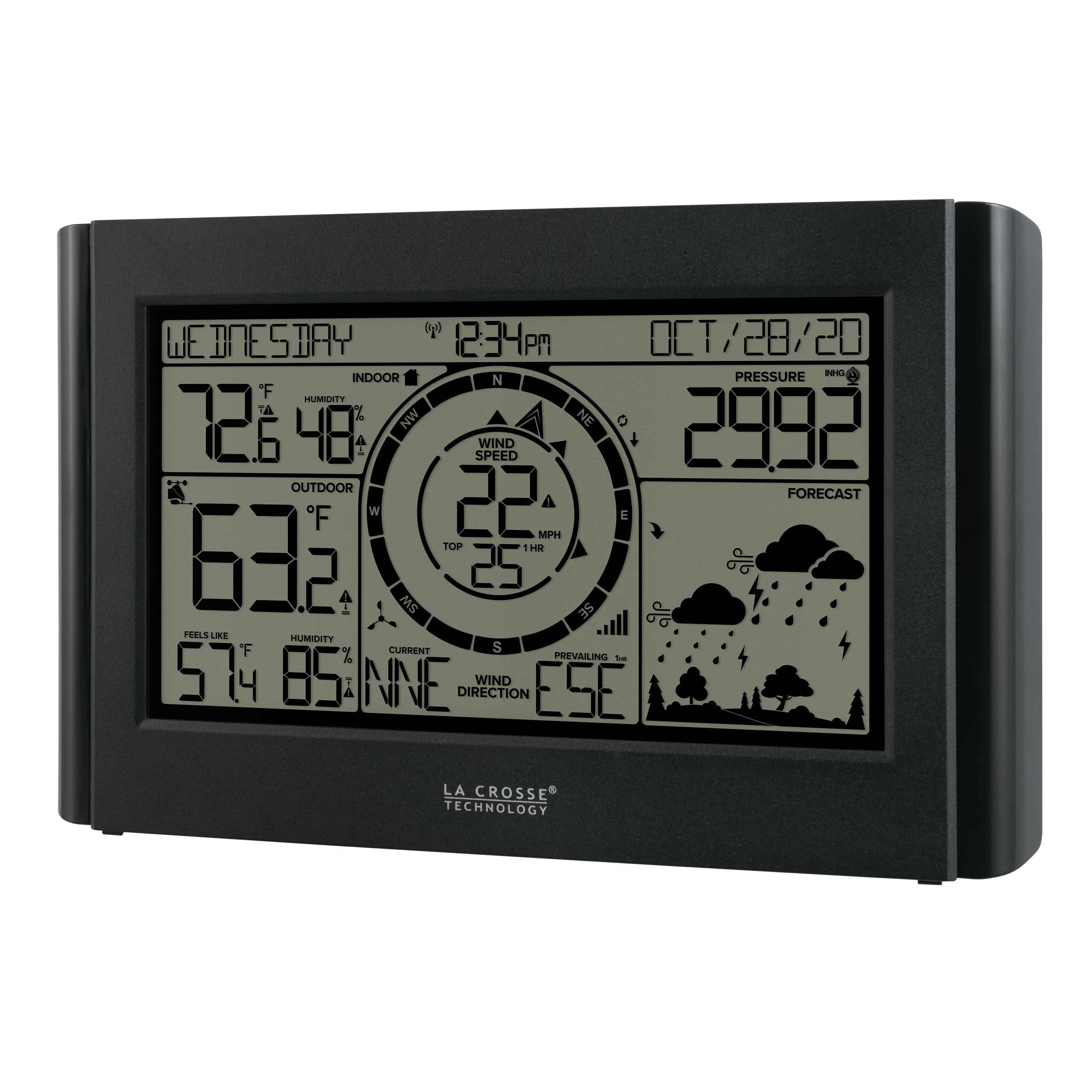 La Crosse Technology Digital Monochromatic Wireless Weather Station, 328-96087-INT