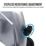 Mini Exercise Bike, Under Desk Bike Pedal Exerciser porable Foot Cycle Arm & Leg Peddler Machine with LCD Screen Displays,Silver