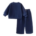 thumbnail image 6 of KEXE Baby Girls Sweatshirt Suit Ribbon Bow On Sleeves And Trousers, 6 of 9