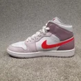 thumbnail image 3 of Ni - ke Ni - ke Air Jordan 1 Mid Valentines Day Women 10.5 Men 9 Shoes Sneakers Pink White, 3 of 5