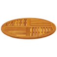 thumbnail image 2 of vidaXL Table Top Ø90x2.2 cm Round Solid Wood Acacia, 2 of 5