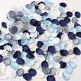 thumbnail image 1 of Serwalin, 500 unidades, pétalos de rosa de seda, mezcla azul marino para bodas, 1 of 9