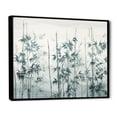 thumbnail image 3 of Designart "Tranquility of Grey and Green Bamboo I" Extra Large People Framed Wall Art - Global Green China Art Entryway Framed Wall Art, 3 of 7