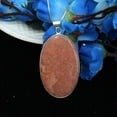 thumbnail image 4 of Peach Amazonite Gemstone Pendant for Her, Peach Amazonite Necklace With Box Chain, Anniversary Gift For Girlfriend, 4 of 5