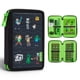 thumbnail image 1 of Estuche Infantil Minecraft con Múltiples Compartimentos Papelería Incluida - Material Escolar (Negro), 1 of 7