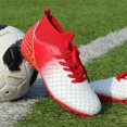 thumbnail image 2 of Zapatos de fútbol transpirables para hombre, botines de fútbol para interior, zapatos de entrenamiento de Futsal, tacos de fútbol Unisex, ultraligeros, antideslizantes para exteriores, 2 of 5