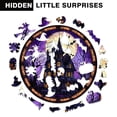 thumbnail image 7 of Halloween Window Decorations, Acrylic Suncatcher Hanging Ornament, Moon Bat Spooky Castle Print Home Wall Art Decor for Living Room Bedroom Holiday Party, 7.87 in, 7 of 7