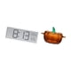 thumbnail image 5 of Reloj de pared digital Reloj de pared digital Plato de dulces multifuncional Tarro de dulces de vidrio con tapa Construcción moderna de PP y vidrio Ad, 5 of 8