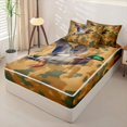 thumbnail image 2 of Homewish Camo Mallard Duck Zipper Queen Comforter Set with Fitted Sheet and 2 Pillowcases,Wild Bird Hunting Zipper Bedding Set For Boys,Black Reversible,4-Piece, 2 of 7
