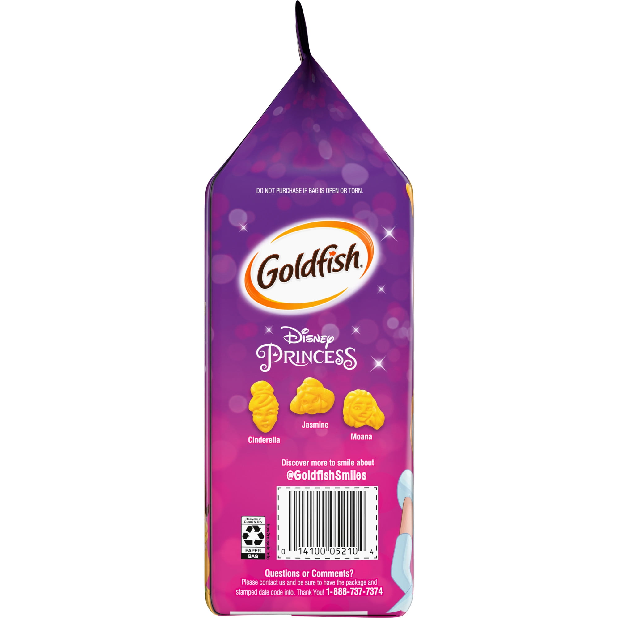 Goldfish Disney Princess Cheddar Crackers, Snack Crackers, 6.6 oz Bag
