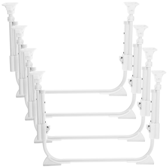 HEALEEP 2Pairs Table Extender Legs in White for Elegant and