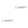 thumbnail image 1 of Ruiboury Versatile Sewing Gauge Tool for Accurate and Consistent Button Hole Markings Style A 2Set, 1 of 6