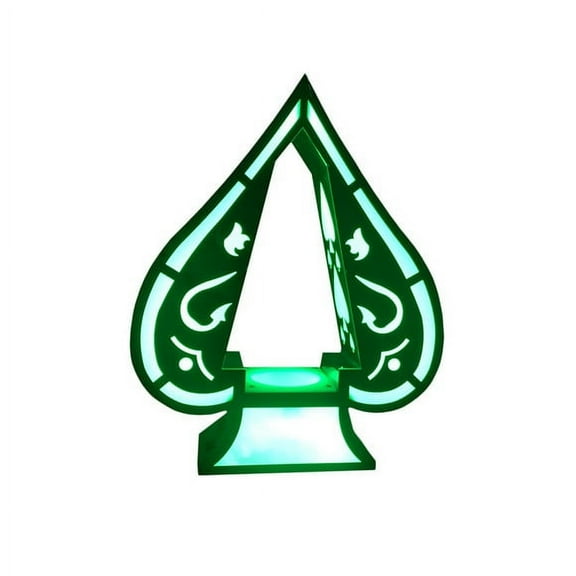 Spade LED Bottle Presenter Color Changing Bottle Display Stand for Parties and Events for Bar/Hotel/Nightclub/Home LED Bottle Presenter