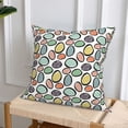 thumbnail image 6 of Throw Pillow Covers, Abstract geometric pattern Soft Square Pillow Cases with Invisible Zipper for Couch Bed Sofa, Farmhouse Fall Home Decor 20"x20", 6 of 7