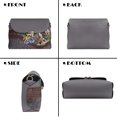 thumbnail image 2 of SCRAWLGOD Rabbit Floral Print Gray Small Crossbody Bags for Women PU Leather Crossbody Phone Purse Waterproof Lightweight Sling Bag for Traveling, Shopping, 2 of 7