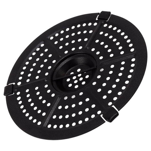 Air Fryer Rack Replacement Part 6.1Inch Round Air Fryer Grill Pan Non Stick Crisper Plate Replacement for Grill Pan Grill Plate Crisper Plate Tray