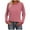 Red, variant on Ltctricy Women's Long Sleeve T Shirts Trendy Crew Neck Striped Fashion Tee Tops Soft Casual Tees Loose Tunic Blouses(Pink,X-Large)