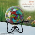 thumbnail image 5 of Alpine Corporation 12" x 9" Metal Gazing Globe Display Stand, Black, 5 of 14