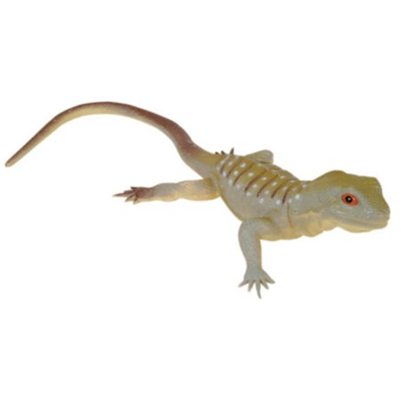 Grey Lizard - Grey Gray PVC Soft Plastic Reptile Lizard Decoration
