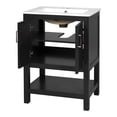 Bathroom Vanity with Ceramic Sink, 24