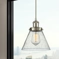 thumbnail image 2 of 916-1P-BK-G41-Innovations Lighting-Cone - 1 Light Cord Hung Mini Pendant In Industrial Style-10 Inches Tall and 8 Inches Wide-Matte Black Finish-Matte, 2 of 7