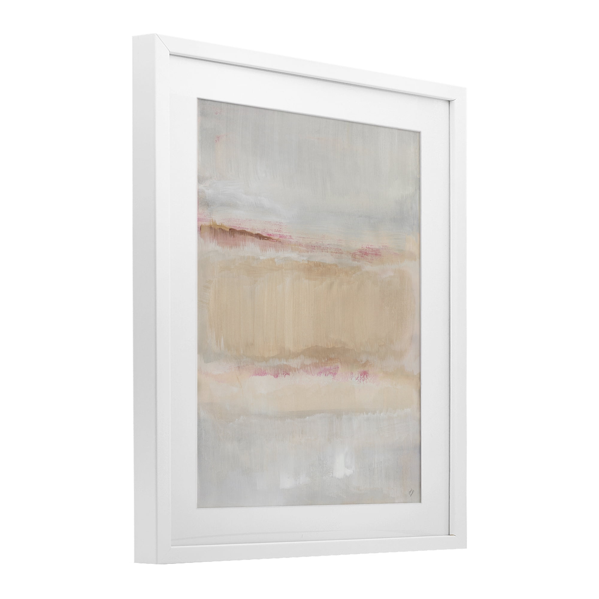 Stupell Industries Restful Misty Landscape White Framed Print Under Glass, design by Lanie Loreth