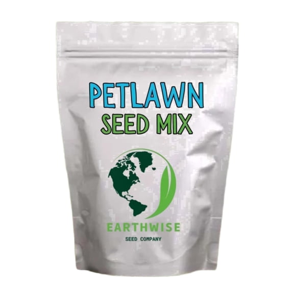 Earthwise PetLawn Seed Mix,1/2 lb, Dog & Pet-Friendly Grass Seed, Fast-Growing, Durable Lawn, Covers 200 Sq. ft. (Bare) / 500 Sq. ft. (Overseed)