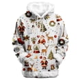 thumbnail image 4 of NinXxx Women's Fashion Hooded Sweatshirt Cozy Loose Winter Hoodie Outerwear White S, 4 of 4