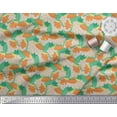 thumbnail image 2 of Soimoi Poly Georgette Fabric Berries & Autumn Leaves Print Fabric by The Yard 52 Inch Wide, 2 of 3