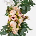 thumbnail image 3 of Conjunto de decoración de boda Flor artificial Peonía rosa Plato de invitados de boda Decoración Arco de boda Dintel de puerta, 3 of 6