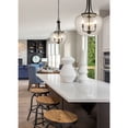 thumbnail image 3 of 473P16-MB-Z-Lite-Joliet - 3 Light Pendant In Modern Style-24.5 Inches Tall and 15.75 Inches Wide-Matte Black Finish    -Traditional Installation, 3 of 5