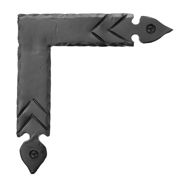 5" Hand Spear L Corner Bracket Brace for Barn Doors, Gates