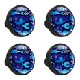 thumbnail image 1 of 4 Pcs Whale Knobs for Kitchen Cabinet Cupboard Dresser Bookcase Drawer Pulls Handles Round Home Decor, 1 of 5