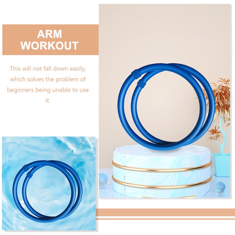 Weighted discount arm hoops