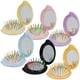 thumbnail image 1 of Happy Trees - Juego de 6 cepillos de pelo de viaje, peine de bolsillo con mini espejo, cepillos de pelo plegables compactos y portátiles, juego de peine y cepillo para mujeres, 1 of 5