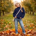 thumbnail image 7 of Grblisyd Mock Neck Sweatshirt for Girls Cute Polka Dot Sweater Long Sleeve Pullover Tops Back To School Outfits, 7 of 7