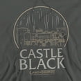 thumbnail image 2 of Game of Thrones Castle Black Unisex Adult Pull-Over Hoodie,Charcoal, X-Large, 2 of 5