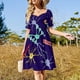 thumbnail image 4 of Vestido de manga corta Neuronas y Glía vestidos de mujer elegantes y bonitos vestido de verano Vestido, 4 of 7